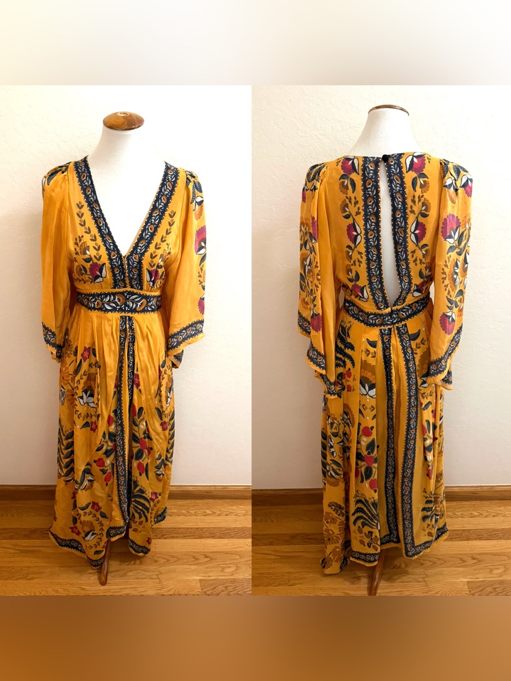 FARM Rio Tropical Tapestry Kaftan Dress - Picture 2 of 4